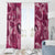 Hawaii Plumeria Window Curtain Hau'oli la Makuahine Rosy LT7 - Polynesian Pride