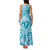 Hawaii Plumeria Family Matching Tank Maxi Dress and Hawaiian Shirt Hau'oli la Makuahine Turquoise LT7 - Polynesian Pride