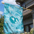 Hawaii Plumeria Garden Flag Hau'oli la Makuahine Turquoise LT7 - Polynesian Pride