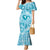 Hawaii Plumeria Mermaid Dress Hau'oli la Makuahine Turquoise LT7 Women Turquoise - Polynesian Pride