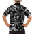 Hawaii Plumeria Family Matching Mermaid Dress and Hawaiian Shirt Hau'oli la Makuahine Monochrome LT7 - Polynesian Pride