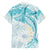 Polynesia Humpback Whale Family Matching Summer Maxi Dress and Hawaiian Shirt Tropical Plumeria Turquoise