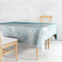 Polynesia Humpback Whale Tablecloth Tropical Plumeria Turquoise LT7 - Polynesian Pride