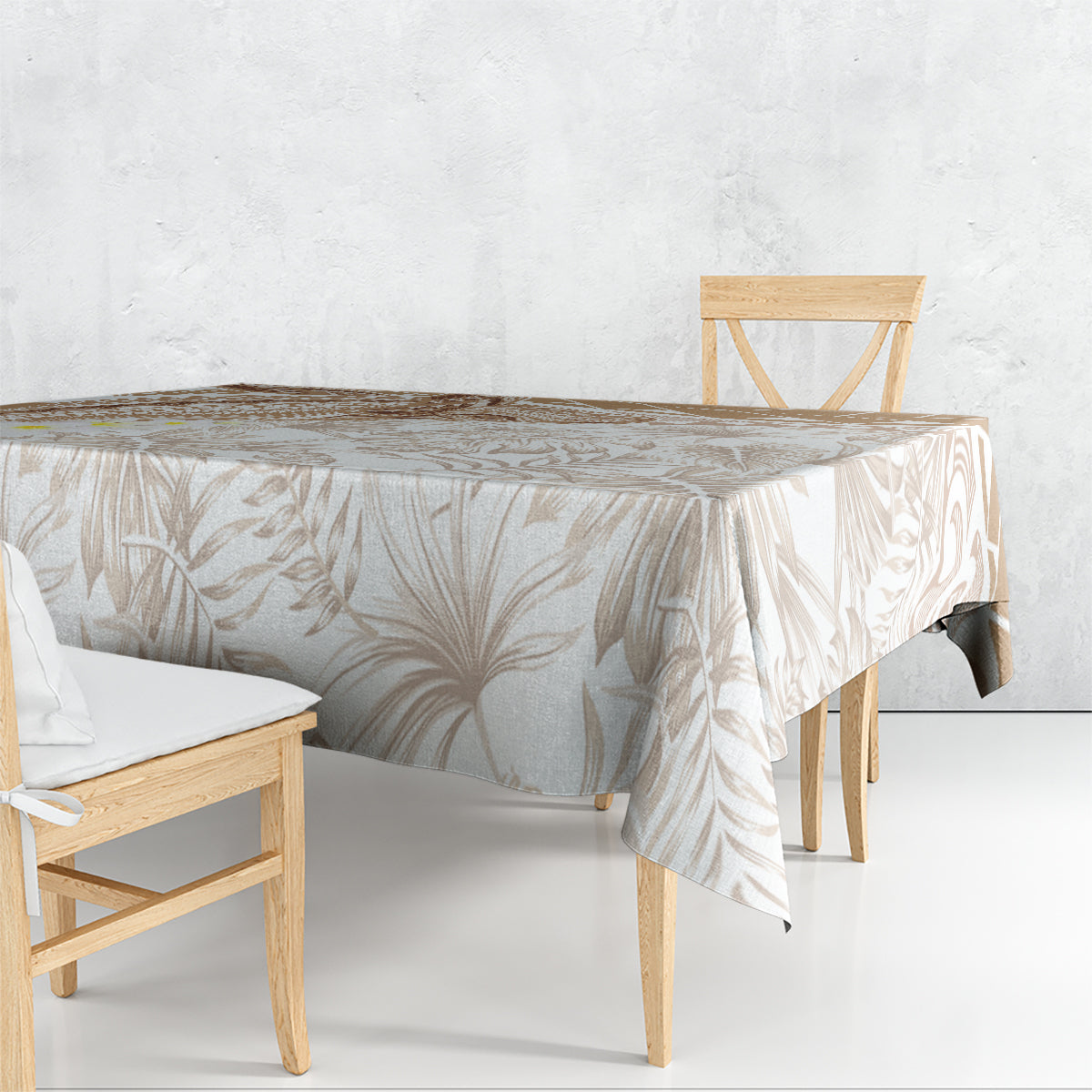 Polynesia Humpback Whale Tablecloth Tropical Plumeria Beige LT7 - Polynesian Pride
