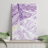 Polynesia Humpback Whale Canvas Wall Art Tropical Plumeria Lavender LT7 - Polynesian Pride