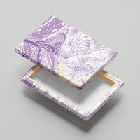 Polynesia Humpback Whale Canvas Wall Art Tropical Plumeria Lavender LT7 - Polynesian Pride