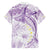 Polynesia Humpback Whale Family Matching Long Sleeve Bodycon Dress and Hawaiian Shirt Tropical Plumeria Lavender