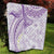 Polynesia Humpback Whale Quilt Tropical Plumeria Lavender