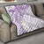 Polynesia Humpback Whale Quilt Tropical Plumeria Lavender