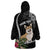 Personalised Polynesian Dog Wearable Blanket Hoodie Corgi Mix Tropical Flowers LT7 - Polynesian Pride