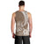 Personalised Polynesian Pacific Bulldog Men Tank Top With Brown Hawaii Tribal Tattoo Patterns LT7 - Polynesian Pride