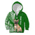 Personalised Polynesian Pacific Bulldog Kid Hoodie With Emerald Hawaii Tribal Tattoo Patterns LT7 Zip Hoodie Green - Polynesian Pride