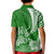 Personalised Polynesian Pacific Bulldog Kid Polo Shirt With Emerald Hawaii Tribal Tattoo Patterns LT7 - Polynesian Pride