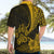 Personalised Polynesian Pacific Bulldog Hawaiian Shirt With Gold Hawaii Tribal Tattoo Patterns LT7 - Polynesian Pride