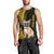 Personalised Polynesian Pacific Bulldog Men Tank Top With Gold Hawaii Tribal Tattoo Patterns LT7 - Polynesian Pride