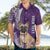 Personalised Polynesian Pacific Bulldog Hawaiian Shirt With Violet Hawaii Tribal Tattoo Patterns LT7 - Polynesian Pride