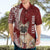 Personalised Polynesian Pacific Bulldog Hawaiian Shirt With Red Hawaii Tribal Tattoo Patterns LT7 - Polynesian Pride