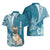 Personalised Polynesian Pacific Bulldog Hawaiian Shirt With Teal Hawaii Tribal Tattoo Patterns LT7 - Polynesian Pride