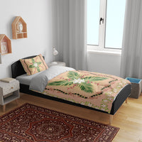Hawaii Quilt Inspired Collection Aloha Flowers Bedding Set Maile - Kukui Nut Lei LT7 - Polynesian Pride