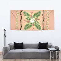 Hawaii Quilt Inspired Collection Aloha Flowers Tapestry Maile - Kukui Nut Lei LT7 - Polynesian Pride