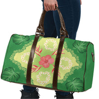 Hawaii Quilt Inspired Collection Aloha Flowers Travel Bag Plumeria - Ti Leaf Lei LT7 - Polynesian Pride