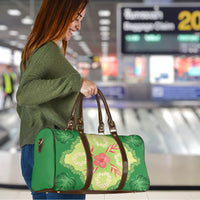 Hawaii Quilt Inspired Collection Aloha Flowers Travel Bag Plumeria - Ti Leaf Lei LT7 - Polynesian Pride