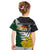 Personalised New Zealand Vs South Africa Rugby Kid T Shirt Rivals - Tribal Style LT7 - Polynesian Pride