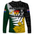 Personalised New Zealand Vs South Africa Rugby Long Sleeve Shirt Rivals - Tribal Style LT7 - Polynesian Pride