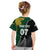 Personalised New Zealand Vs South Africa Rugby Kid T Shirt Rivals Dynamics LT7 - Polynesian Pride