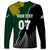 Personalised New Zealand Vs South Africa Rugby Long Sleeve Shirt Rivals Dynamics LT7 - Polynesian Pride