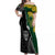 Personalised New Zealand Vs South Africa Rugby Off Shoulder Maxi Dress Rivals Dynamics LT7 Women Black Green - Polynesian Pride