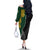 Personalised New Zealand Vs South Africa Rugby Off The Shoulder Long Sleeve Dress Rivals Dynamics LT7 - Polynesian Pride