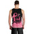 Polynesian Men Tank Top Plumeria Breast Cancer Awareness Survivor Ribbon Pink LT7 - Polynesian Pride