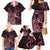 Polynesian Family Matching Mermaid Dress and Hawaiian Shirt Breast Cancer RIbbon Butterfly Mix Plumeria Curves Pink LT7 - Polynesian Pride