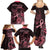 Polynesian Family Matching Summer Maxi Dress and Hawaiian Shirt Breast Cancer RIbbon Butterfly Mix Plumeria Curves Pink LT7 - Polynesian Pride