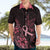 Polynesian Hawaiian Shirt Breast Cancer RIbbon Butterfly Mix Plumeria Curves Pink LT7 - Polynesian Pride