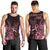 Polynesian Men Tank Top Breast Cancer RIbbon Butterfly Mix Plumeria Curves Pink LT7 - Polynesian Pride