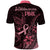 Polynesian Polo Shirt Breast Cancer RIbbon Butterfly Mix Plumeria Curves Pink LT7 - Polynesian Pride