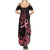 Polynesian Summer Maxi Dress Breast Cancer RIbbon Butterfly Mix Plumeria Curves Pink LT7 - Polynesian Pride