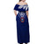 Personalised Samoa Rugby Off Shoulder Maxi Dress World Cup 2023 Siamupini Siva Tau LT7 - Polynesian Pride