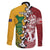 Mate Ma'a Tonga Vs Australia Rugby Personalized Family Matching Long Sleeve Bodycon Dress and Hawaiian Shirt Special Mascots