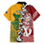 Mate Ma'a Tonga Vs Australia Rugby Personalized Family Matching Off Shoulder Maxi Dress and Hawaiian Shirt Special Mascots