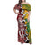 Mate Ma'a Tonga Vs Australia Rugby Personalized Family Matching Off Shoulder Maxi Dress and Hawaiian Shirt Special Mascots