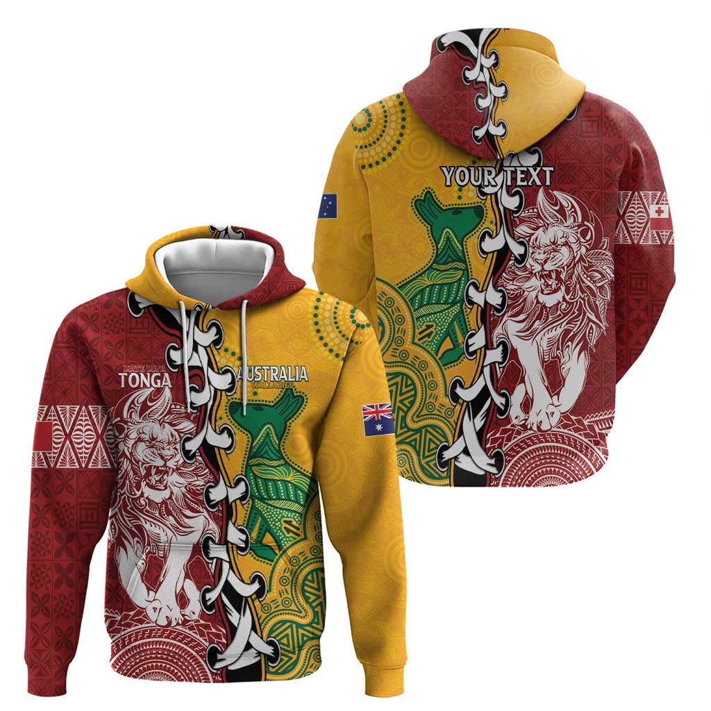 Mate Ma'a Tonga Vs Australia Rugby Personalized Hoodie Special Mascots LT7 - Polynesian Pride