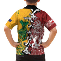 Mate Ma'a Tonga Vs Australia Rugby Personalized Kid Hawaiian Shirt Special Mascots LT7 - Polynesian Pride