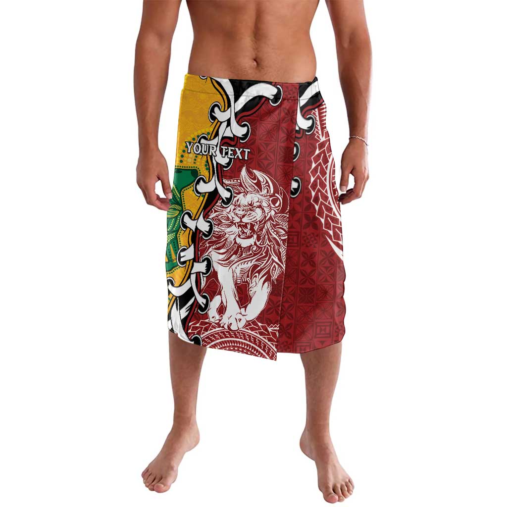 Mate Ma'a Tonga Vs Australia Rugby Personalized Lavalava Special Mascots LT7 Colorful - Polynesian Pride