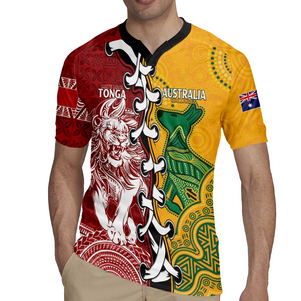 Mate Ma'a Tonga Vs Australia Rugby Personalized Rugby Jersey Special Mascots LT7 - Polynesian Pride