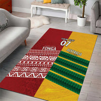 Australia - Tonga Rugby Custom Area Rug Minimalist Dynamic LT7 - Polynesian Pride