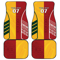 Australia - Tonga Rugby Custom Car Mats Minimalist Dynamic LT7 - Polynesian Pride
