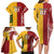 Australia - Tonga Rugby Custom Family Matching Long Sleeve Bodycon Dress and Hawaiian Shirt Minimalist Dynamic